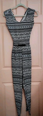 Mono de poliéster negro sin marca talla libre Foto 1 de 4