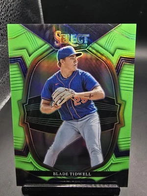2023 Panini Select Concourse Blade Tidwell #21 Neon Green Prizm /75 - Image 1 of 2