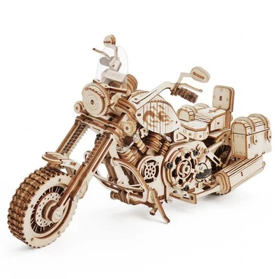 Ɍokr Cruiser Motorcycle Wooden Model Kit LK504 Mechanical Puzzle Gift NEW - Image 1 of 4