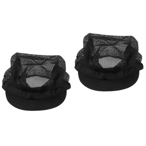 Paquete de 2 sombreros de chef para mujer gorras de trabajo razonables para bebé cocina - Imagen 1 de 12