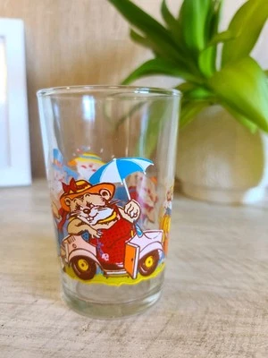 Verre à moutarde Nutella Collection Les Castors / vintage Années 80 - Photo 1/4