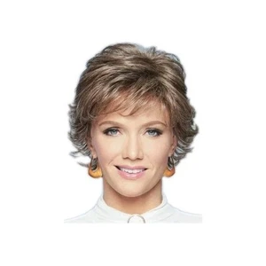 LOVE Wig by GABOR, Brown Grey Heat Friendly, Gabor Comfort Cap, NEW - Picture 1 of 4
