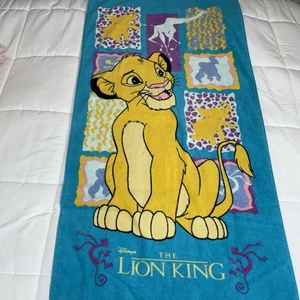 Vintage Disney Der König der Löwen Junge Simba Strand Pool Handtuch von Franco 55"x29" - Bild 1 von 7