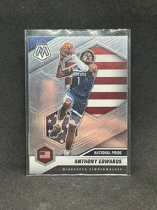 Panini Mosaic National Pride Anthony Edwards RC #252 Timberwolves 2020-21 - Imagen 1 de 2