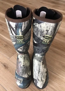 LaCrosse Alpha Burly Sport 18" 1500G Hunting Camo Game Boots Size 6 Treestand - Picture 1 of 9