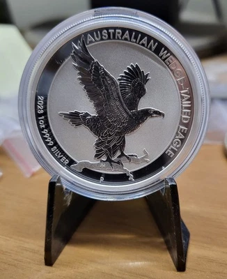 ASTRALIAN WEDGE TAILED EAGLE 2023 1 oz silver ARGENTO 9999 FDC UNC - Immagine 1 di 4
