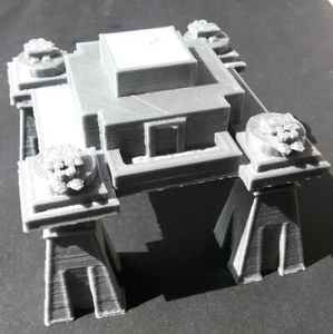 Wargame Scenery Terrain Epic 6mm - Four Pillar Fort - Bild 1 von 1