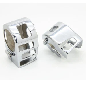 Chrome Switch Housing Cover Fits 1999-2012 Yamaha V-Star 1100 Classic/Silverado - Picture 1 of 4