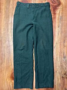 FILSON U.S. FOREST SERVICE USFS ISSUE WOOL FIELD PANTS SIZE 34 X 31 USA MADE 