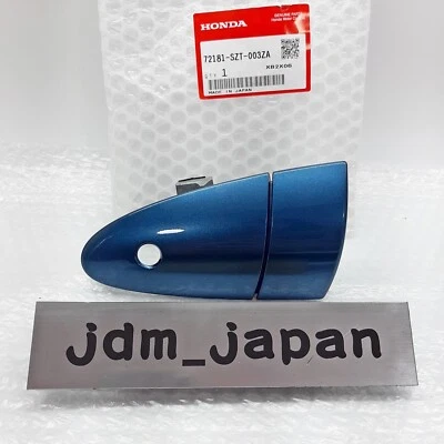 Honda CR-Z Front Left Door Outer Handle Horizon Turquoise Pearl OEM 72181-SZT-00 - Image 1 of 4