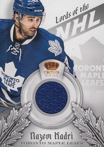 2013-14 Crown Royale Lords of the NHL Materials #LNK Nazem Kadri