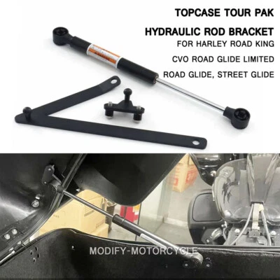 Soporte hidráulico maletero trasero moto Harley Road King Street Glide 14-23 Foto 1 de 4