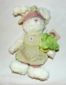 Boyds Bears Coleccionable 12" Peluche Blanco Conejo Rosalie Bloomengrows #916500 - Imagen 1 de 5