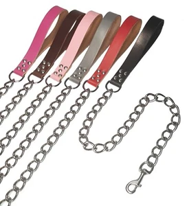 Heavy Duty Thick Dog Chain Lead for any Medium, Large and Extra Large Dog Breeds - Picture 1 of 4