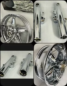 Harley Wheels 2024 25 Street Glide rims Sliders Fork Leg Chrome Touring EXCHANGE - Bild 1 von 24