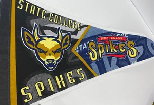 2005 State College Spikes Minor League Baseball Logo 30” Pennant RARE - Picture 1 of 4