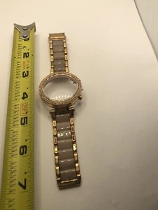 Michael Kors Watch Parts Case 40mm Band 20mm clasp Rose Gold/Pink Tone GY293 - Picture 1 of 9