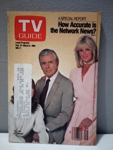 Revista TV Guide 27 de febrero 1982 Pamela Sue Martin Dynasty Linda Evans Roy Acuff - Imagen 1 de 3