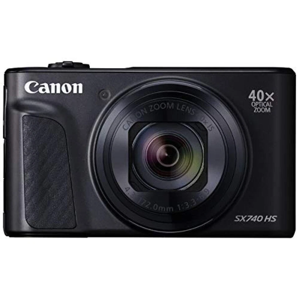 Canon PowerShot SX740 HS 20.3MP Point & Shoot Digital Camera - Black (2955C001)
