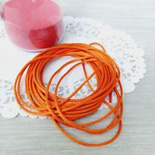  Orange 2mm Satin Cord - Orange Rattail - 5 yards - cord for crafts