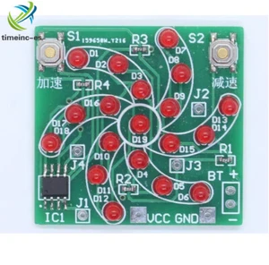 DIY DC 5V Electronic Windmill Funny DIY PCB Board and Part Kit NEW ES - Foto 1 di 1
