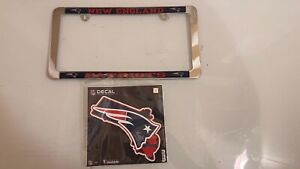 New England Patriots Black NFL License Plate Frame Cover - EliteAuto3K