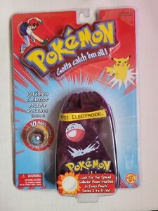 Vintage Pokemon Collector Marble Pouches Series 2  #101 Electrode *New Sealed*
