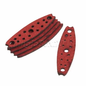 New 5/10pcs Slingshot Pouches Cow Leather with Center Hole For Hunting Catapult - Picture 1 of 14