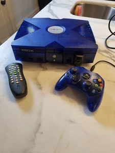 Microsoft Xbox Console Ice Blue Pal Region With Preloaded Games - Picture 1 of 11