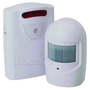 WIRELESS MOTION SENSOR DETECTOR DOOR GATE ENTRY BELL CHIME ALERT ALARM DOORBELL - Picture 1 of 5