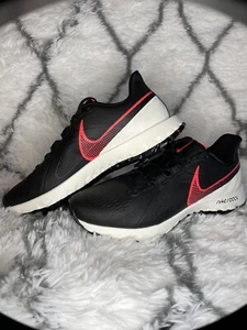 Nike React Infinity Pro Golf Shoes CT6620-002 Black Red White Men's Size 8 New - Picture 1 of 11