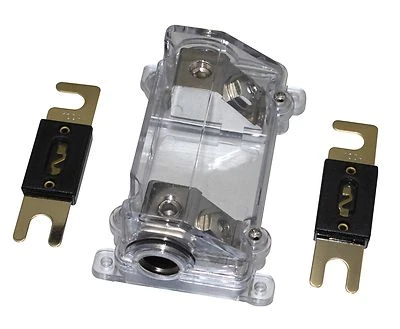 Premium Anl Fuse Holder 0 Or 2 Gauge Car Amp Install Free Anl Fuse 200A FH125N - Image 1 of 4