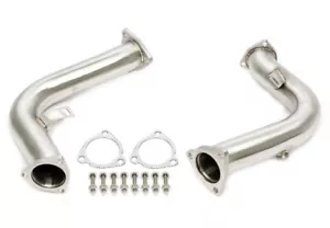 Downpipe Edelstahl Katersatzrohr für Audi A4/S4 B8 A5/S5 B8 A6 C7 A8 D4 Q5 8R - Afbeelding 1 van 2