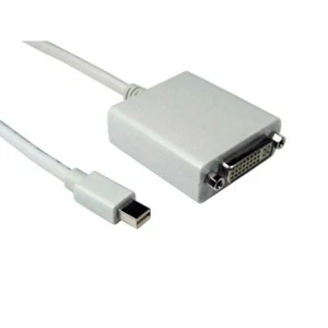 2m Mini DisplayPort DP to DVI DVI-I Cable Converter for MAC PC APPLE - White - Picture 1 of 1