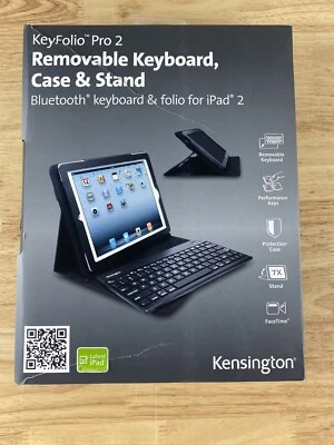 Kensington Keyfolio Pro 2 съемная клавиатура, чехол и подставка - Изображение 1 из 3