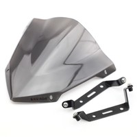 Pare-brise haut Honda NC 700 S 2012 2013 NC 750 S//NC 750 S DCT 2014 2015 Pare-brise Kappa couleur fum/ée 6,5 cm plus haut que loriginal.