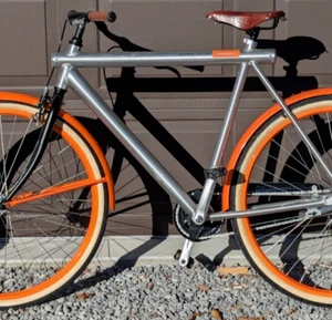 Limited Ed. VANMOOF - New York 400th Anniversary Bicycle - Leather Seat & Grips - Picture 1 of 10