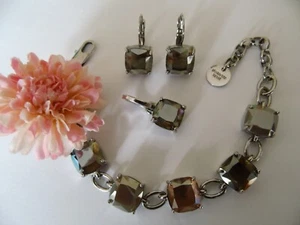 Dyrberg Kern schönes silberfarbenes Set Armband ca. 17 mit Verlänger. 22 cm - Bild 1 von 1