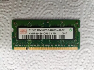 Hynix 512MB SO-DIMM DDR2 533MHz, PC2-4200S, RAM 200-PIN, Memory Modul - Bild 1 von 2