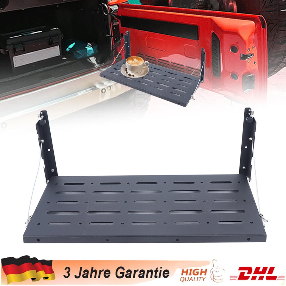 Folding Table Tailgate Tailgate Table Cargo Tray Bracket For Jeep Wrangler JK - Image 1 of 3