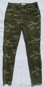 WILLIAM RAST Women’s Green Camo Stretch Denim Skinny Jeans Pants sz US 4 27 EUC - Picture 1 of 5