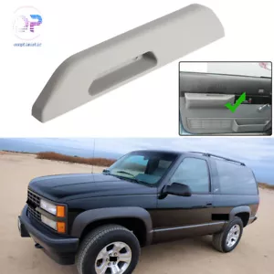 For Chevy GMC Pickup SUV Gray Front Driver Side Door Armrest LH - Foto 1 di 8
