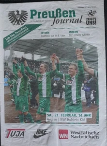 Fussball-Programmheft   14/15   3. Liga   Preussen Münster - Holstein Kiel - Imagen 1 de 1