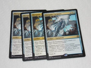 MTG Biorganic Carapace x4 Rare Spider-Man NM Low S&H - Bild 1 von 1
