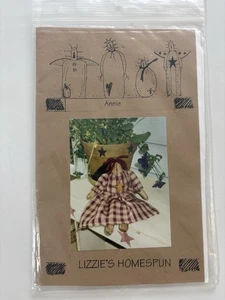 Lizzie Homespun - Annie - Patchwork Cottagecore Simple Stitchery Pattern - Picture 1 of 7