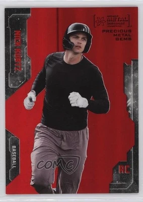2024 Skybox Metal Universe Champions PMG Red 32/100 Nick Kurtz #30 - Image 1 of 3
