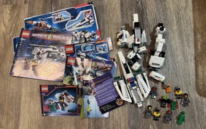 Lego Policía Espacial Lote Con Naves Minifiguras Instrucciones Caja Ect  - Imagen 1 de 9