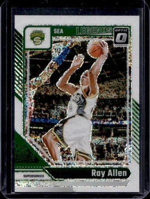 Donruss Optic Ray Allen Legends White Sparkle #240 Supersonics 2024-25 Foto 1 de 2