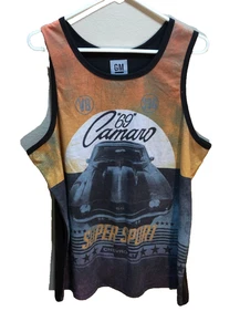 1969 Camero Super Sport V8 396 GM Chevrolet Muscle Car Tank Top XL - Bild 1 von 2