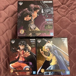 Juego de 3 figuras Banpresto One Piece Worst Generation Luffy Law Kid Best Omnibus - Imagen 1 de 2